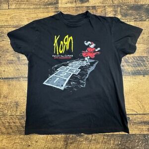 Korn Follow the Leader 25th Anniversary Black T Shirt Mens Size L
